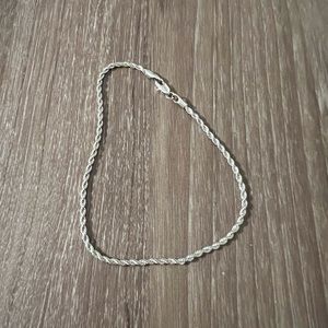 SOLD Stainless Steel Frequency Anklet